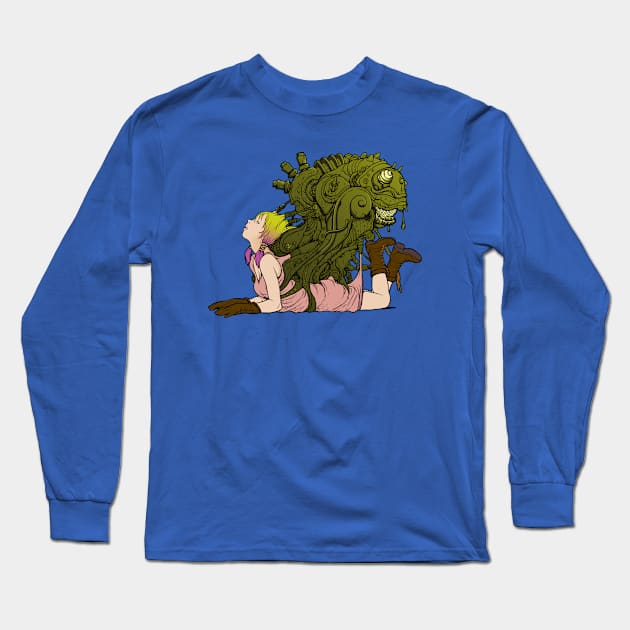 Monster waiting you Long Sleeve T-Shirt by Mako Design 